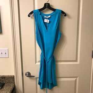Amanda Uprichard Sleeveless Turquoise Dress